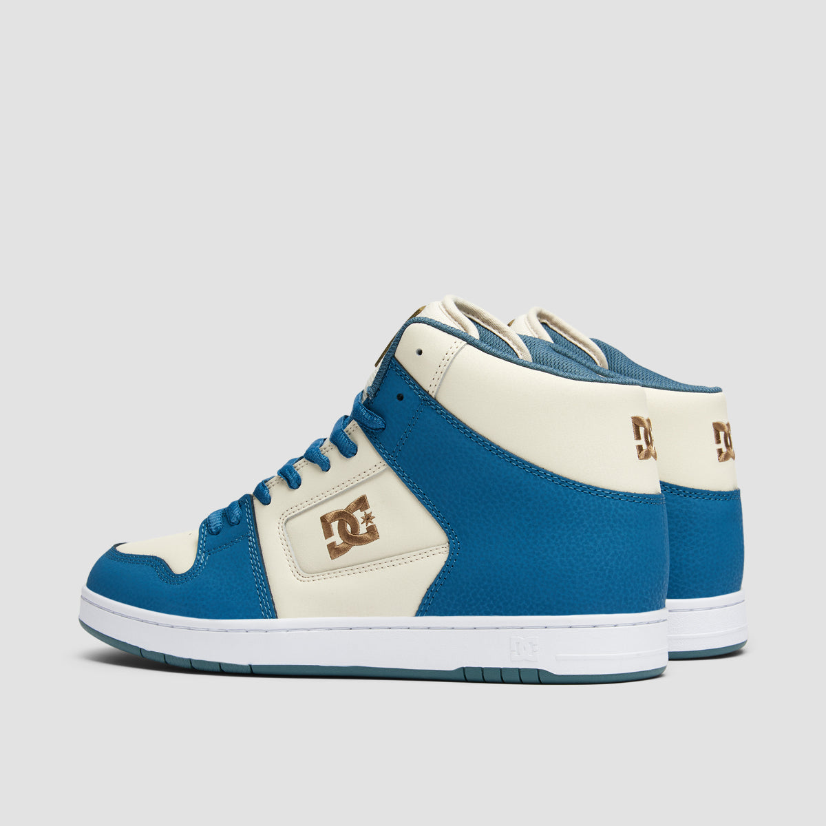 DC Manteca 4 High Top Shoes - Grey/Blue/White