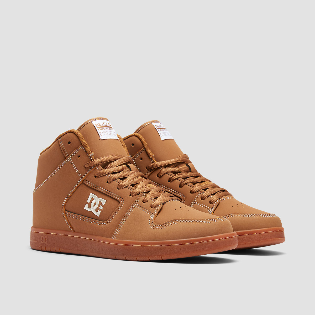 DC Manteca 4 LX High Top Shoes - Brown/Brown/White