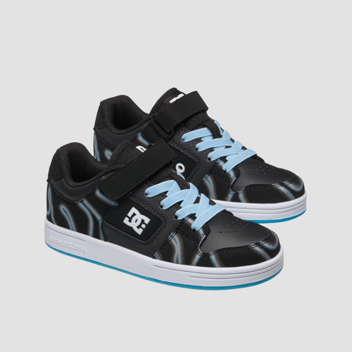 DC Manteca 4 V Shoes - Black Print/Glow - Kids