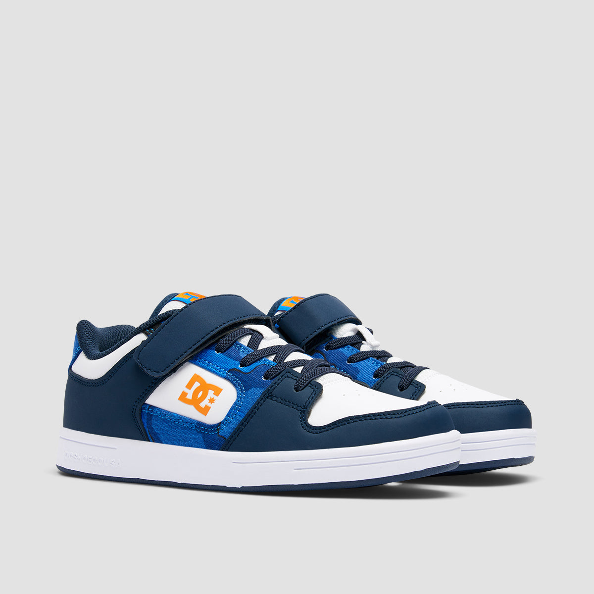 DC Manteca 4 V Shoes - Shady Blue/Orange - Kids