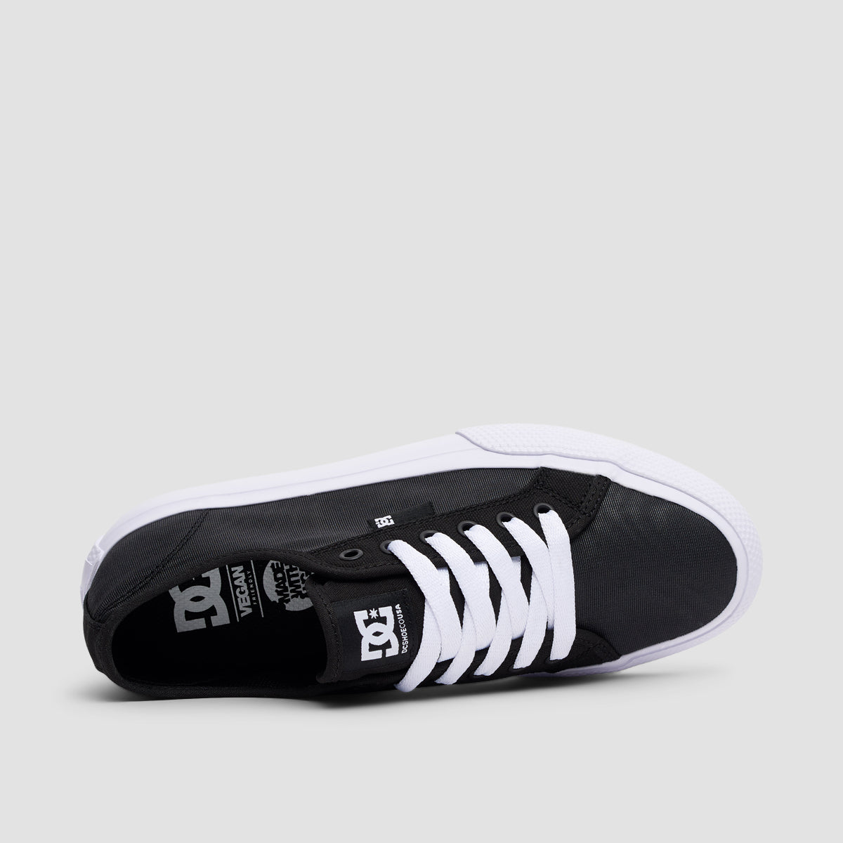 DC Manual TXSE Shoes - White/Black/White Print - Womens