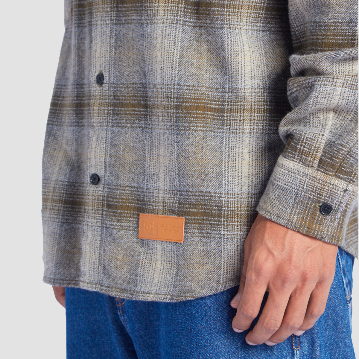 DC Marshal Flannel Longsleeve Shirt Capers/Plaza Toupe