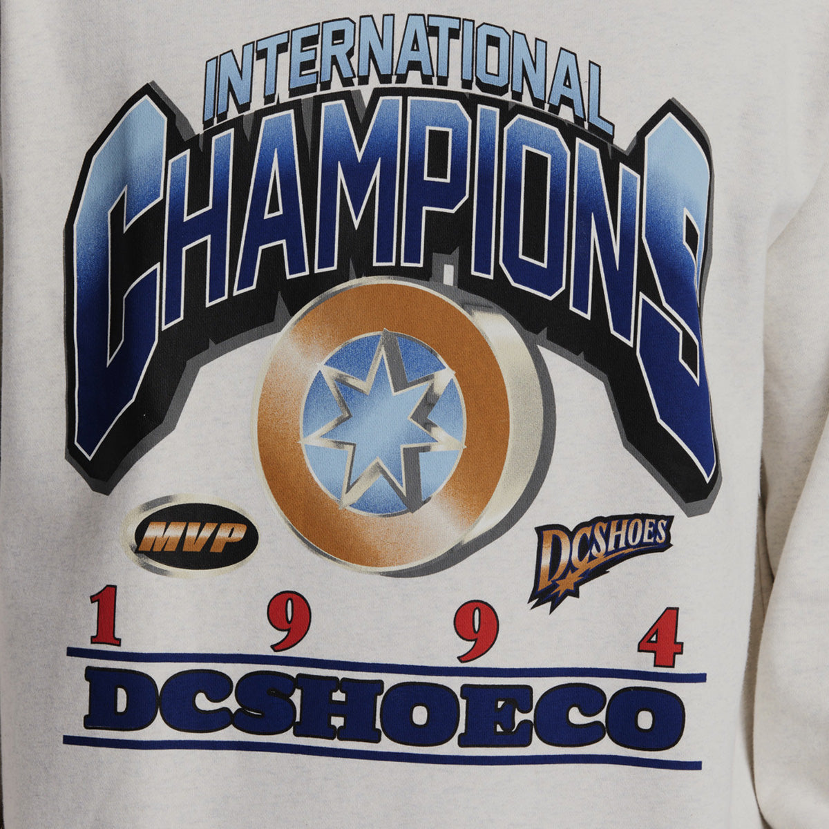 DC MVP Crew Sweatshirt Snow Heather