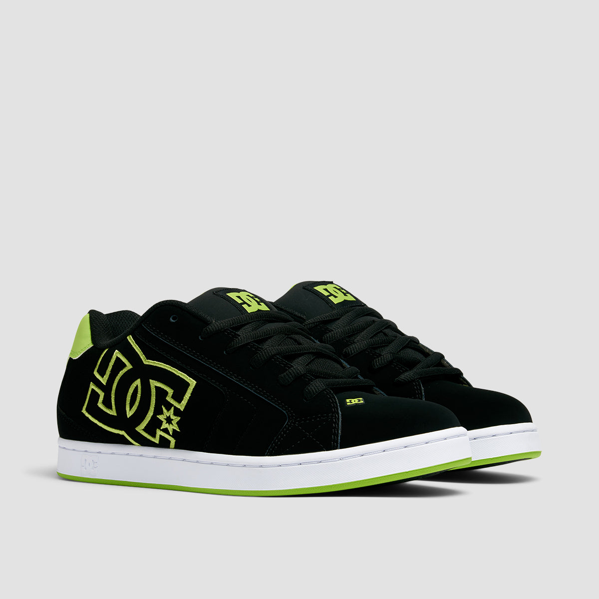 DC Net Shoes - Black/Lime Green