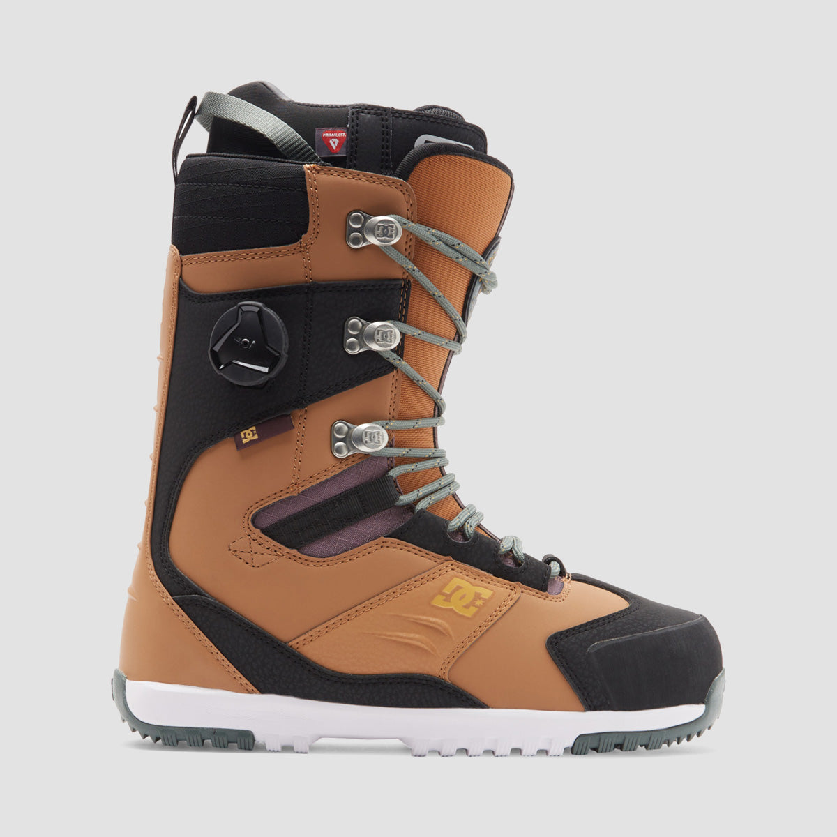 DC Premier Hybrid BOA Snowboard Boots Brown/Black/White