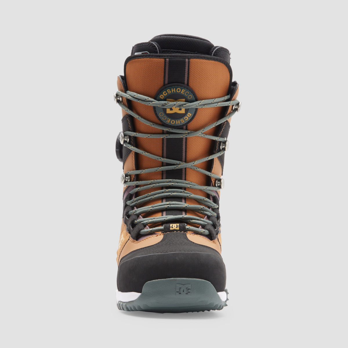 DC Premier Hybrid BOA Snowboard Boots Brown/Black/White