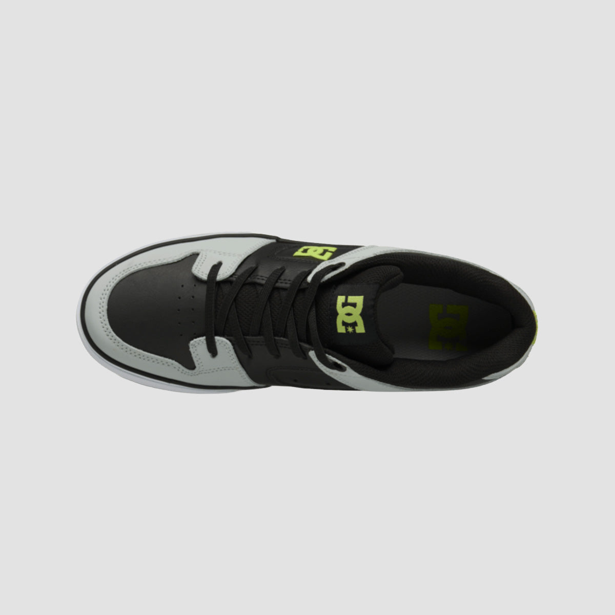 DC Pure Elastic Shoes - Black/Grey/Lime - Kids