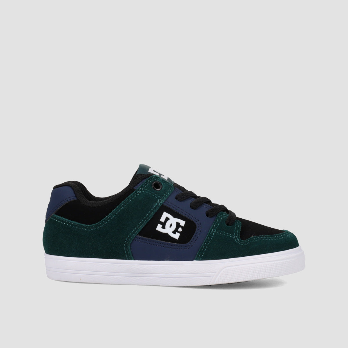 DC Pure Elastic Shoes - Green/Navy/Black - Kids