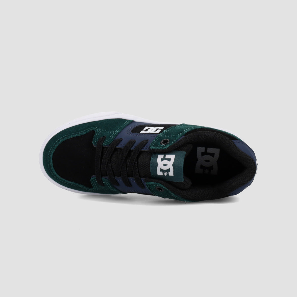 DC Pure Elastic Shoes - Green/Navy/Black - Kids