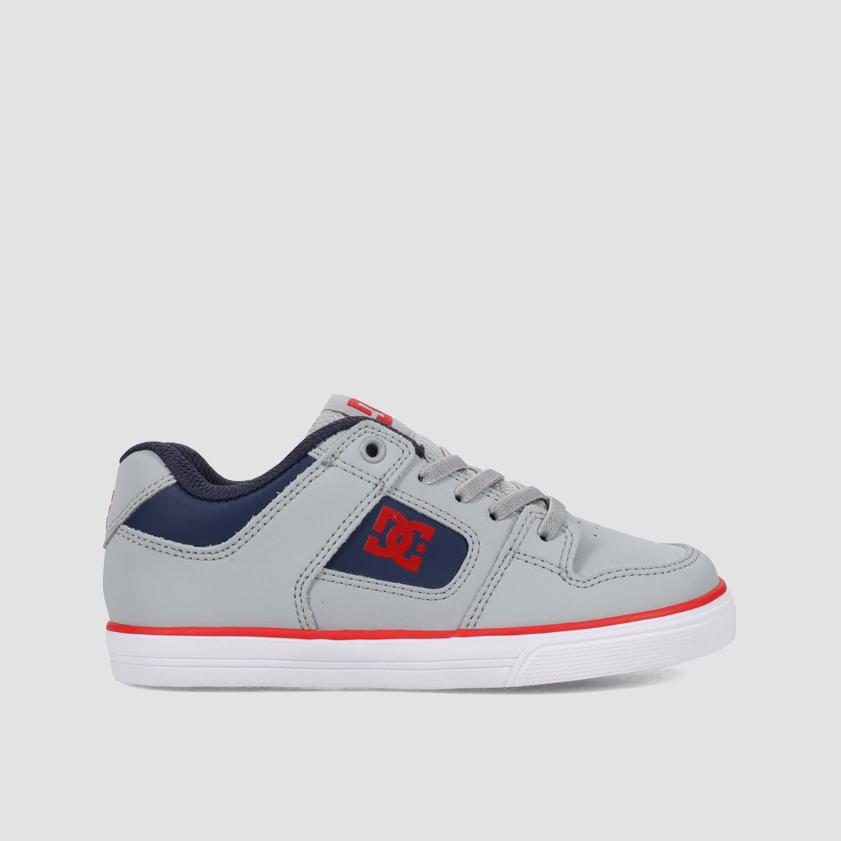 DC Pure Elastic Shoes - Grey/Blue - Kids