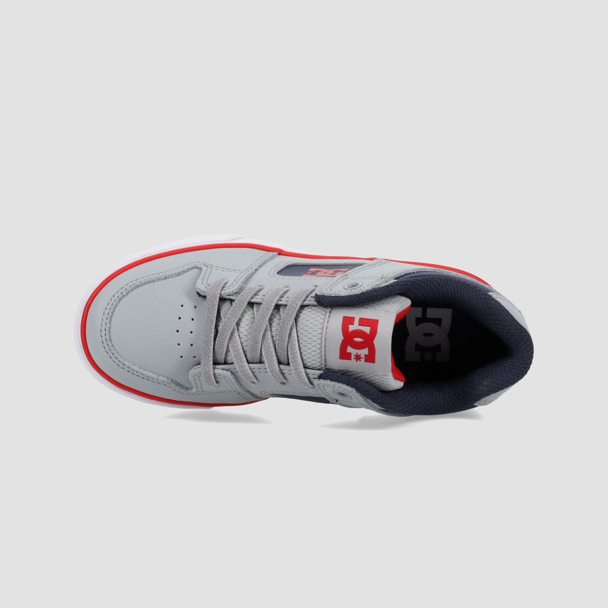 DC Pure Elastic Shoes - Grey/Blue - Kids