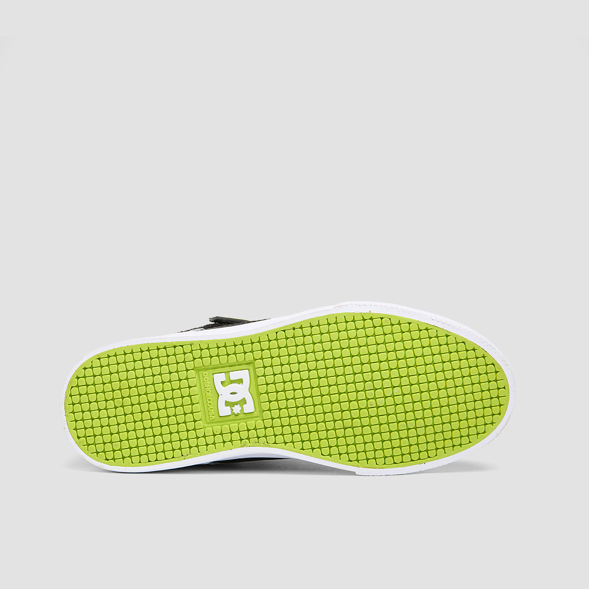 DC Pure High-Top EV Shoes - Grey/Black/Lime - Kids