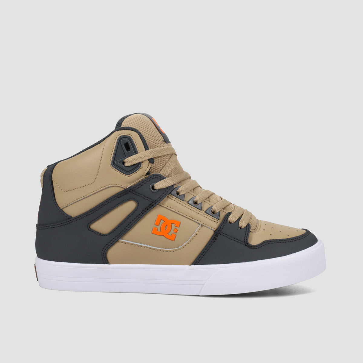 DC Pure HT WC Shoes - Grey/Tan/Orange