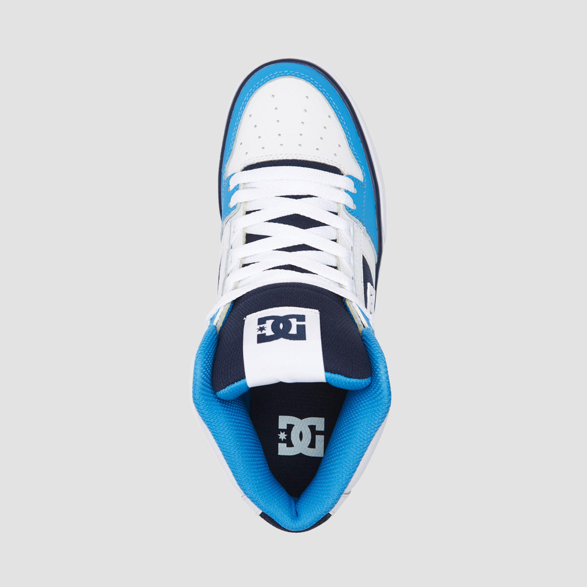 DC Pure HT WC Shoes - White/Carolina Blue