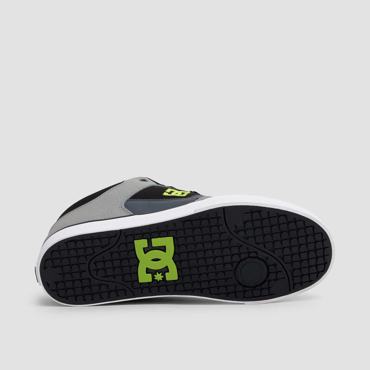 DC Pure Mid Shoes - Black/Grey/Green