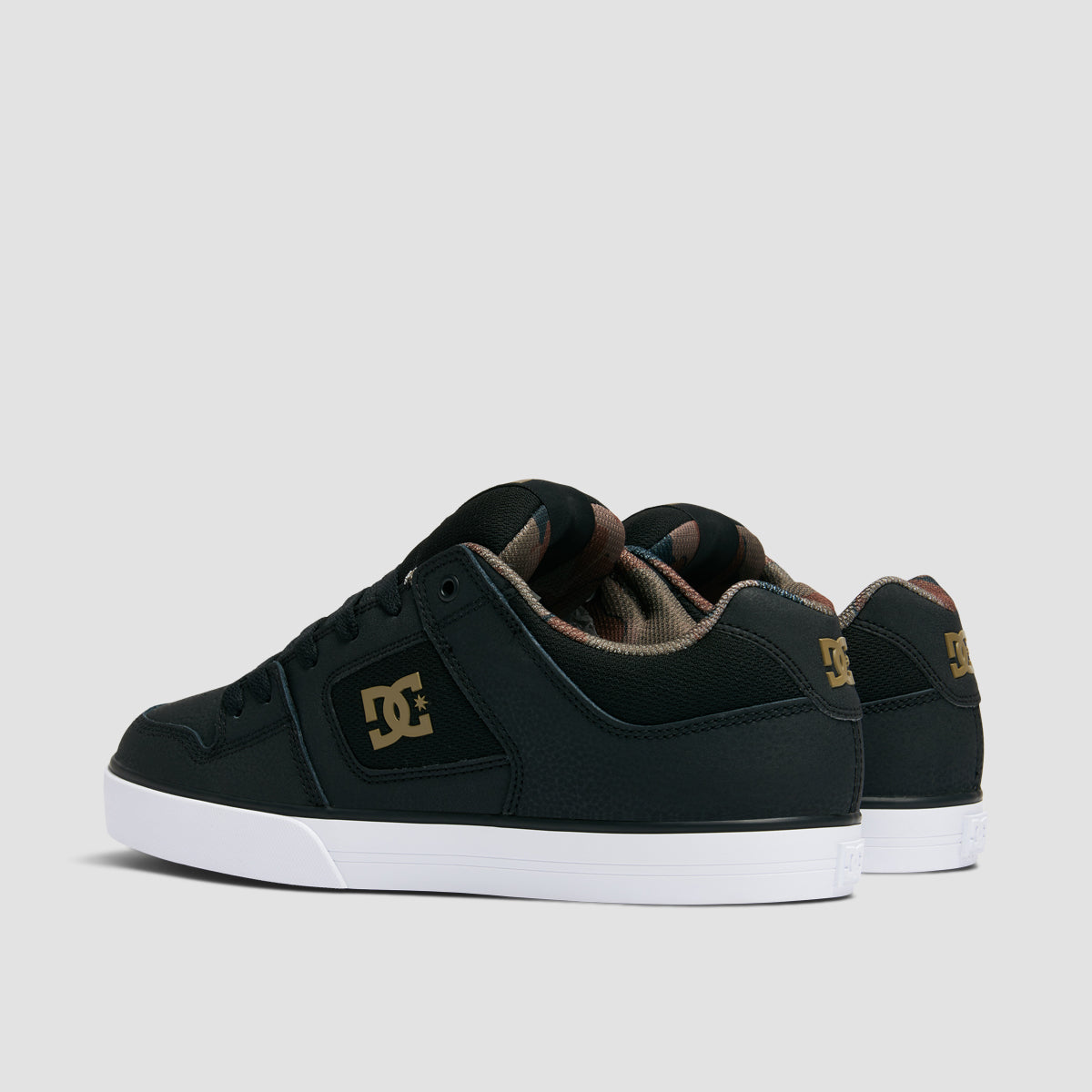 DC Pure Shoes - Black/Black/Green