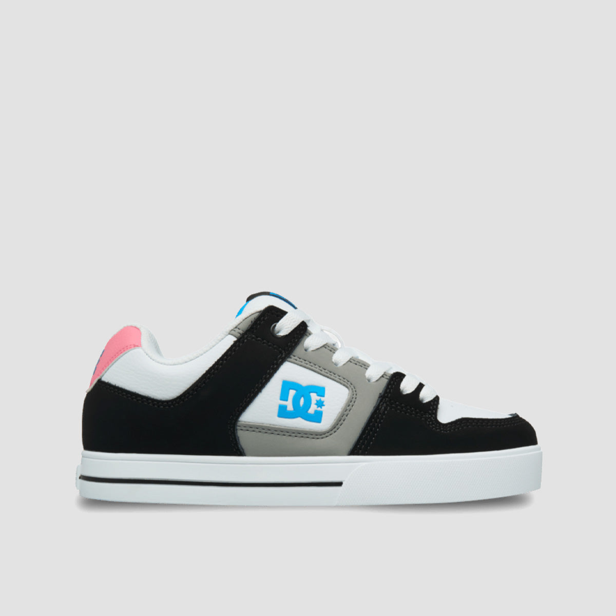 DC Pure Shoes - Black/Pink/Blue - Womens