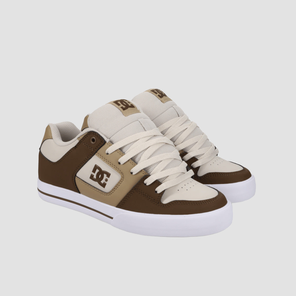 DC Pure Shoes - Brown/Tan/Off White