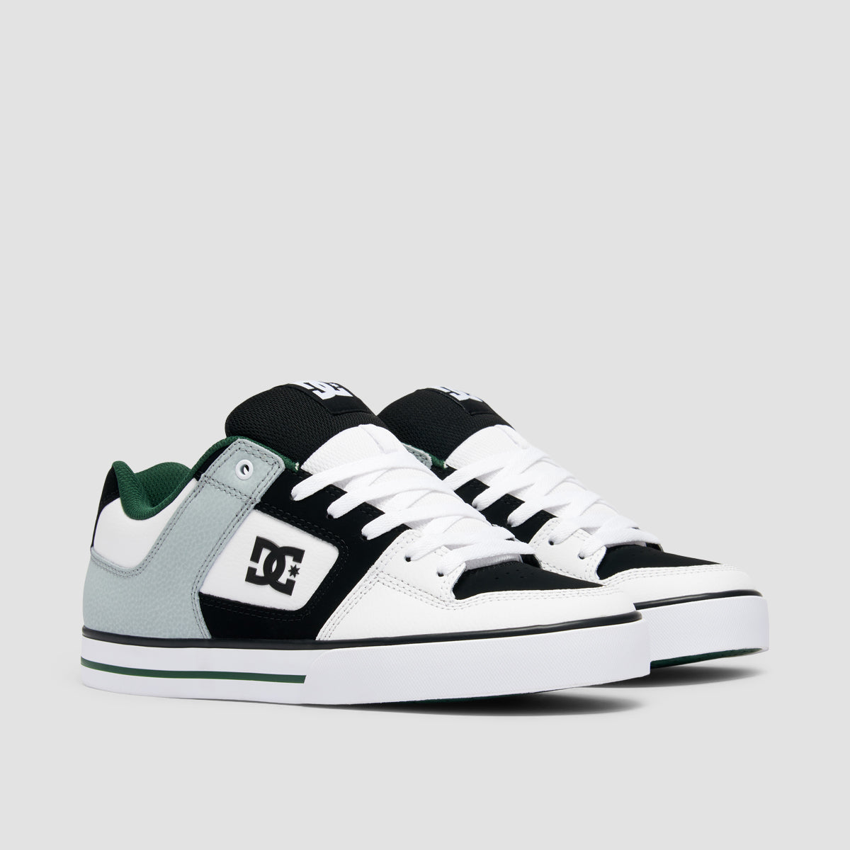 DC Pure Shoes - White/Black/Green