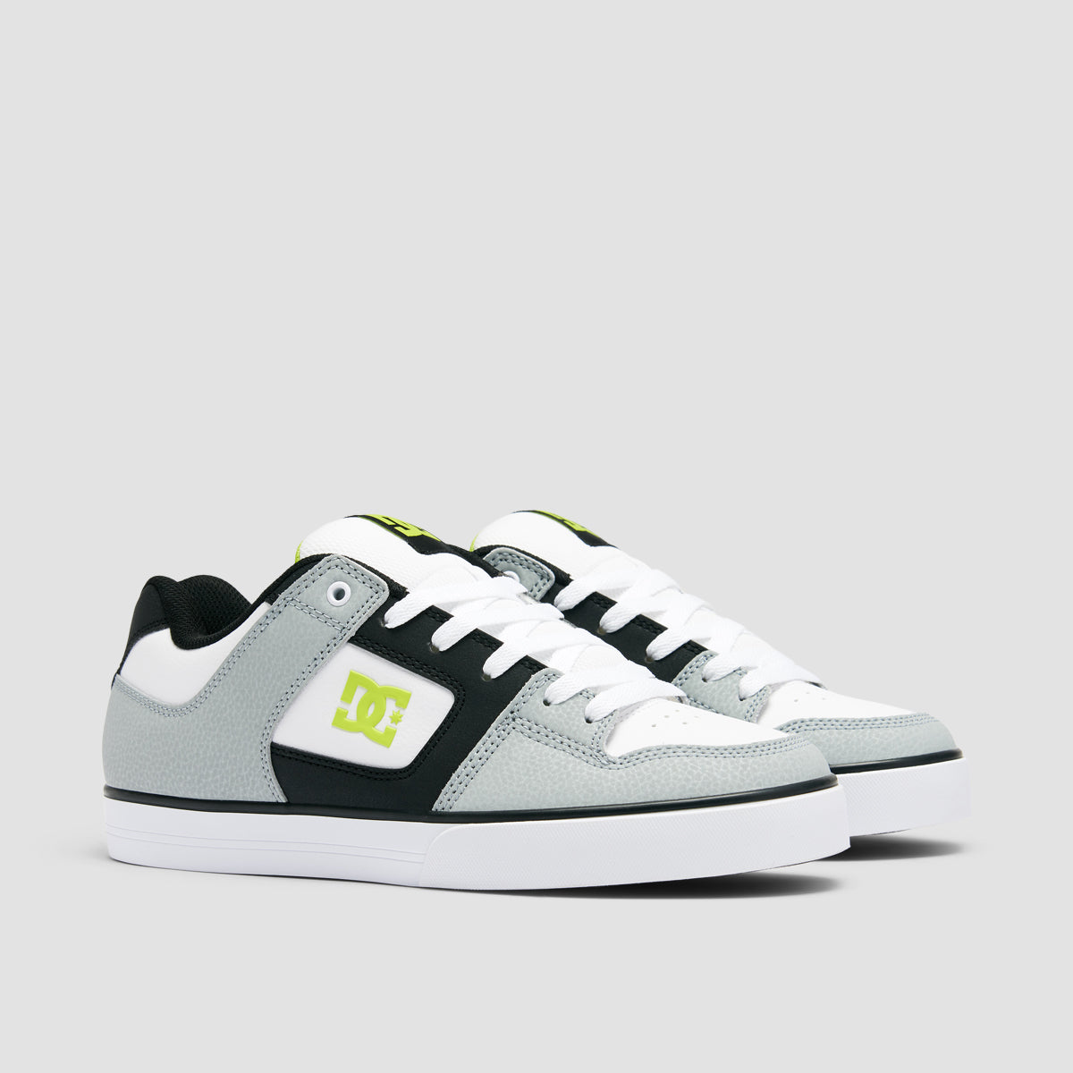 DC Pure Shoes - White/Lime