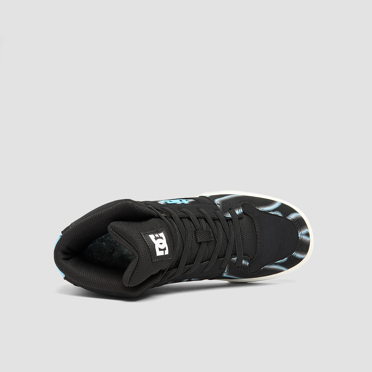 DC Rebound High-Top EV Shoes - Black/Glow - Kids