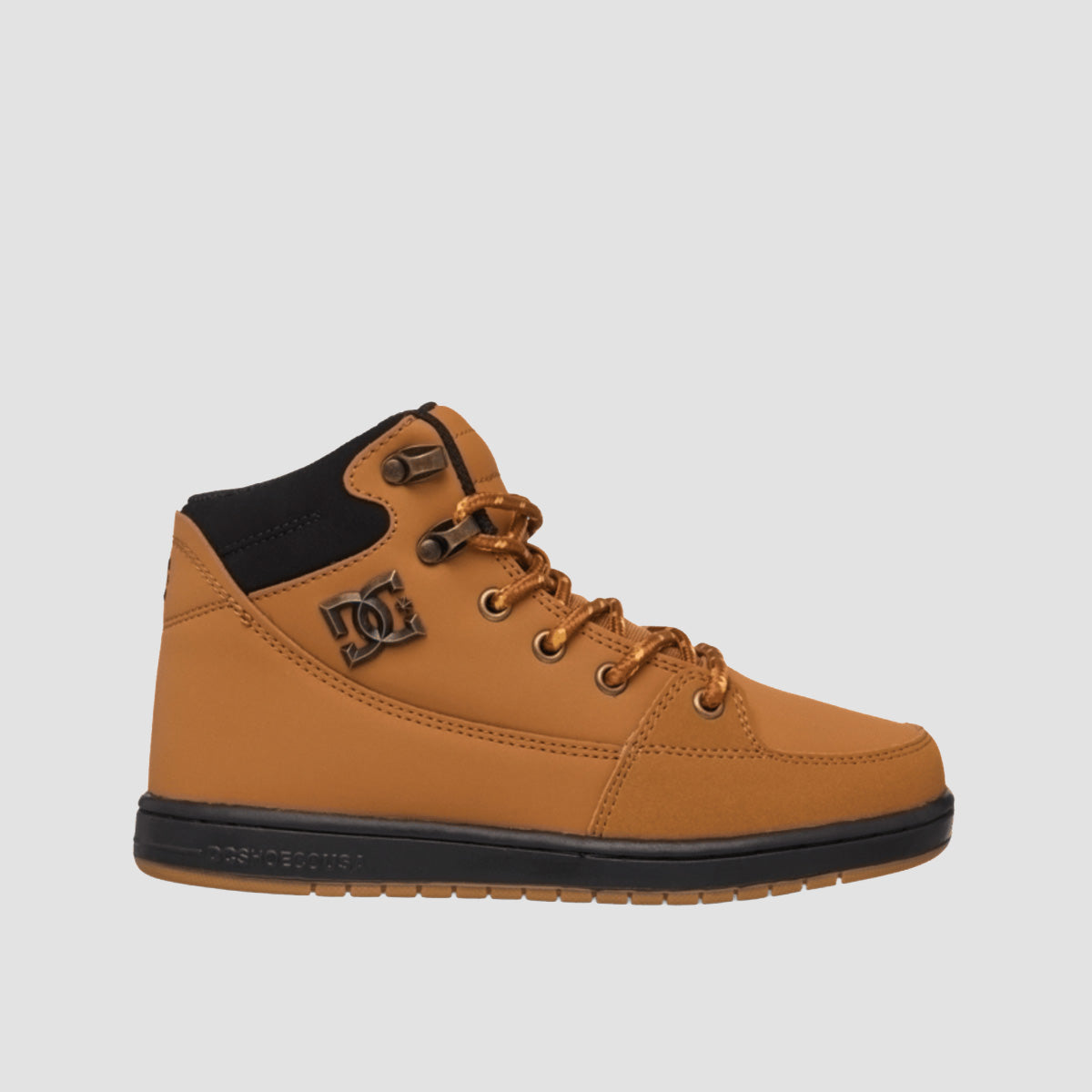 DC Rovik High-Top Shoes - Brown/Wheat - Kids