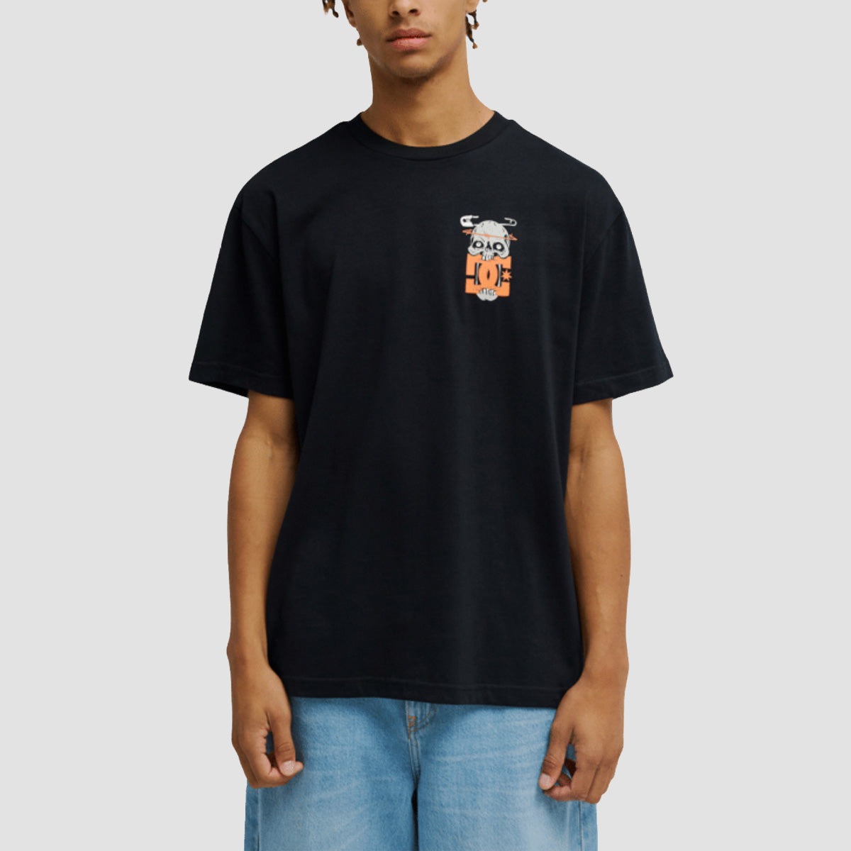 DC Safety Skull T-Shirt Black
