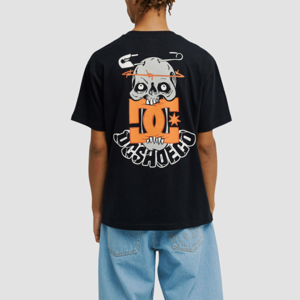 DC Safety Skull T-Shirt Black