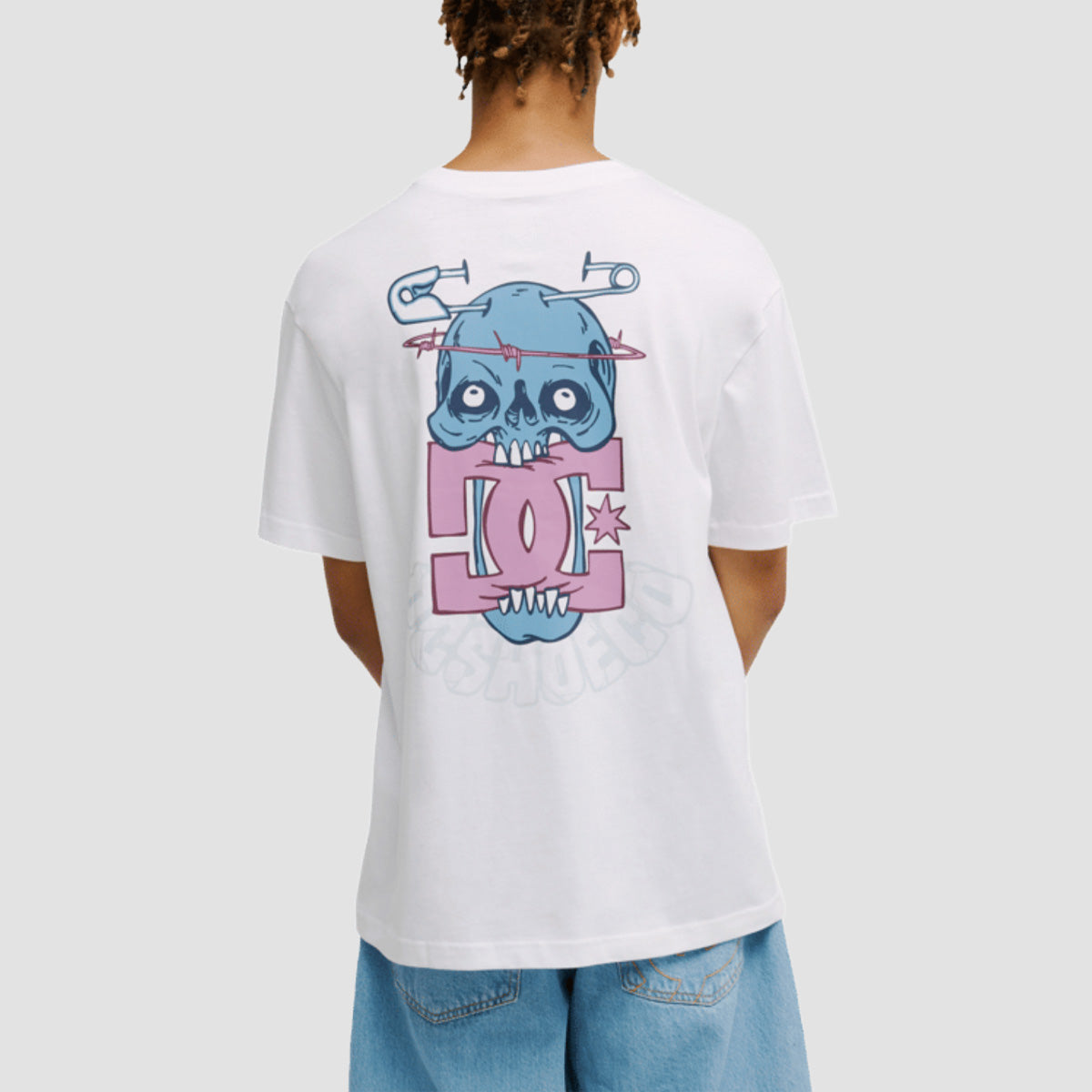 DC Safety Skull T-Shirt White