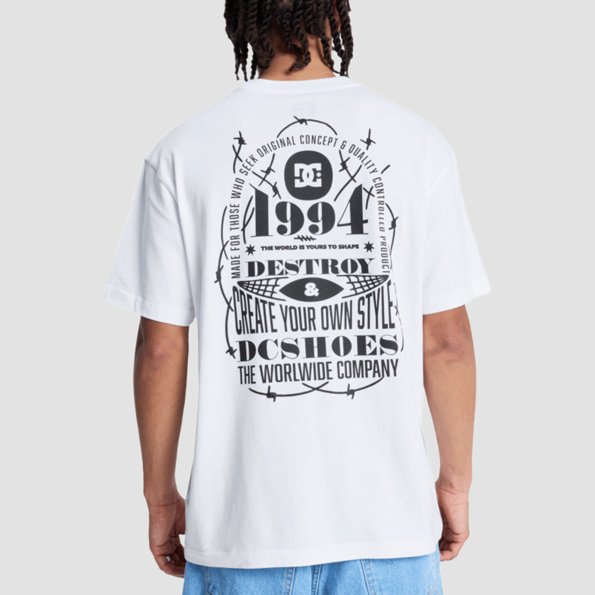 DC Shape Or Destroy T-Shirt White