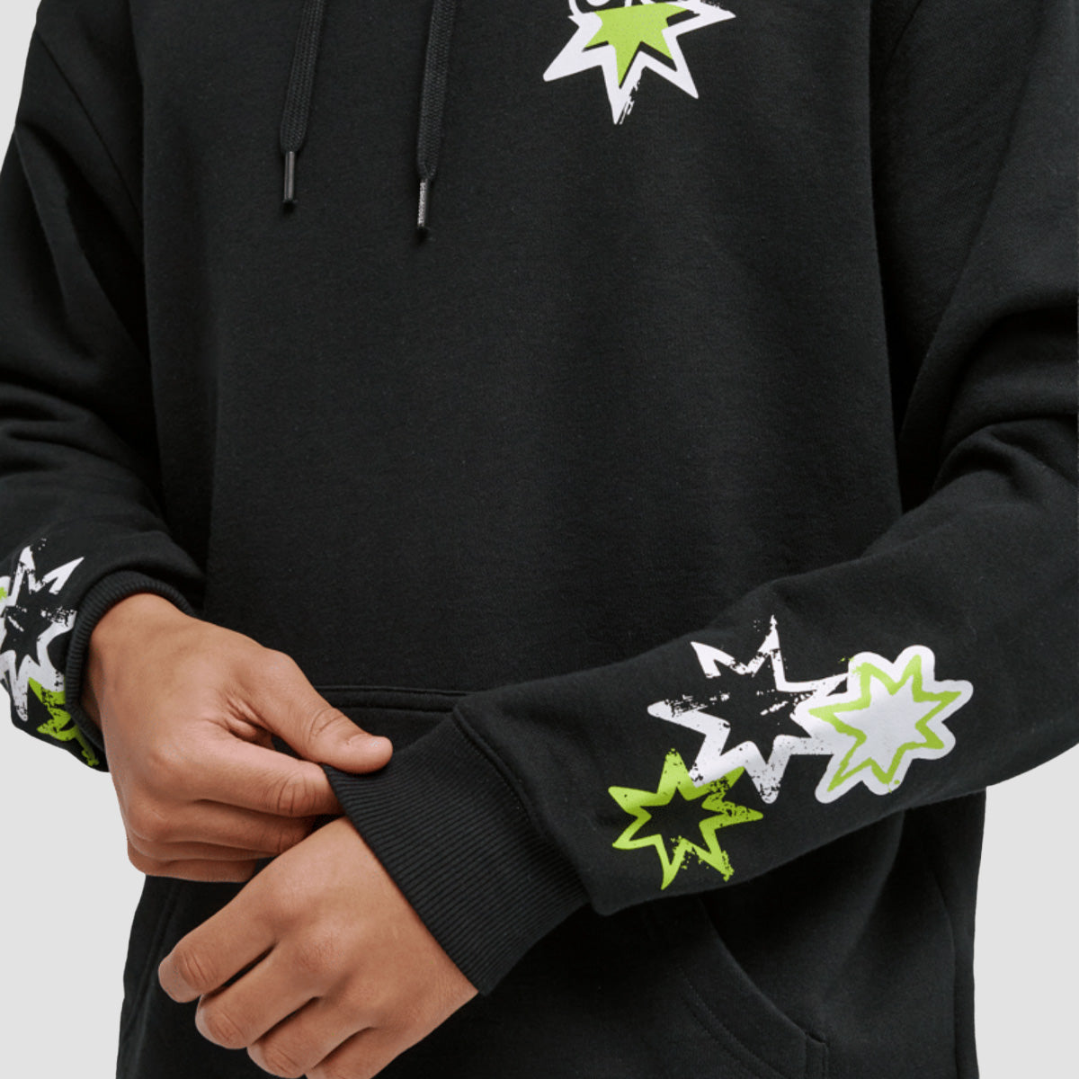 DC Shock Side Pullover Hoodie Black