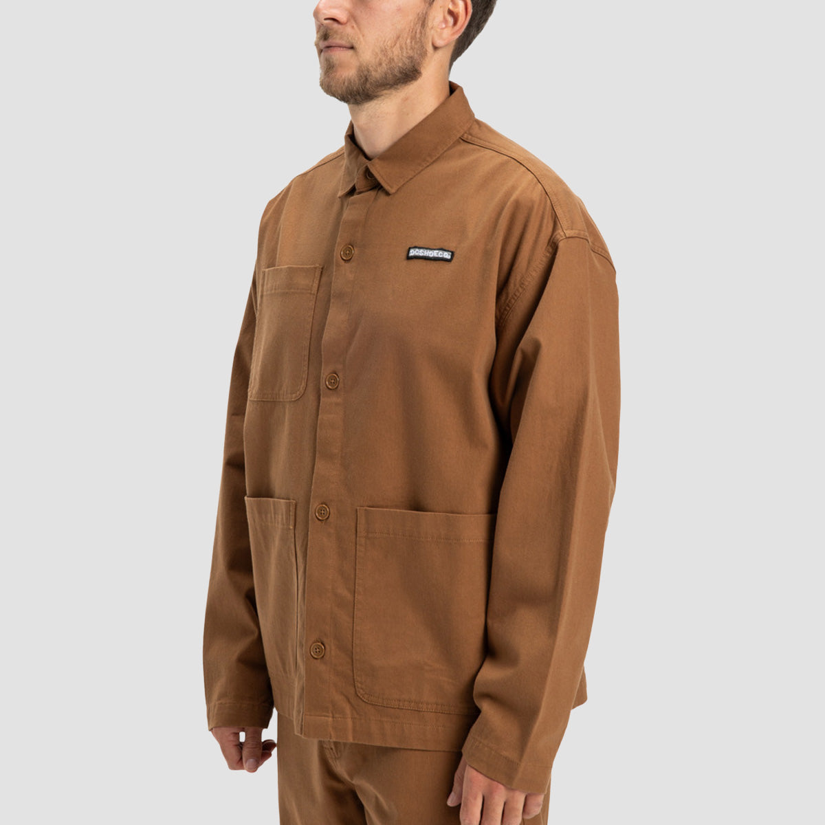 DC Showcase Longsleeve Overshirt Toffee
