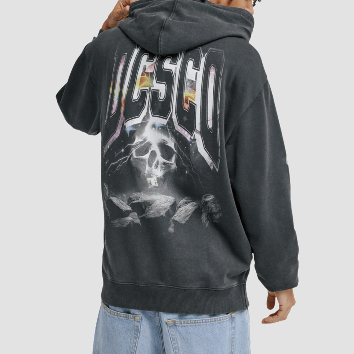 DC Skull Storm Pullover Hoodie Black