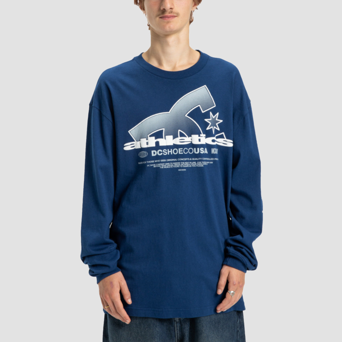 DC Slathletic Longsleeve T-Shirt Estate Blue