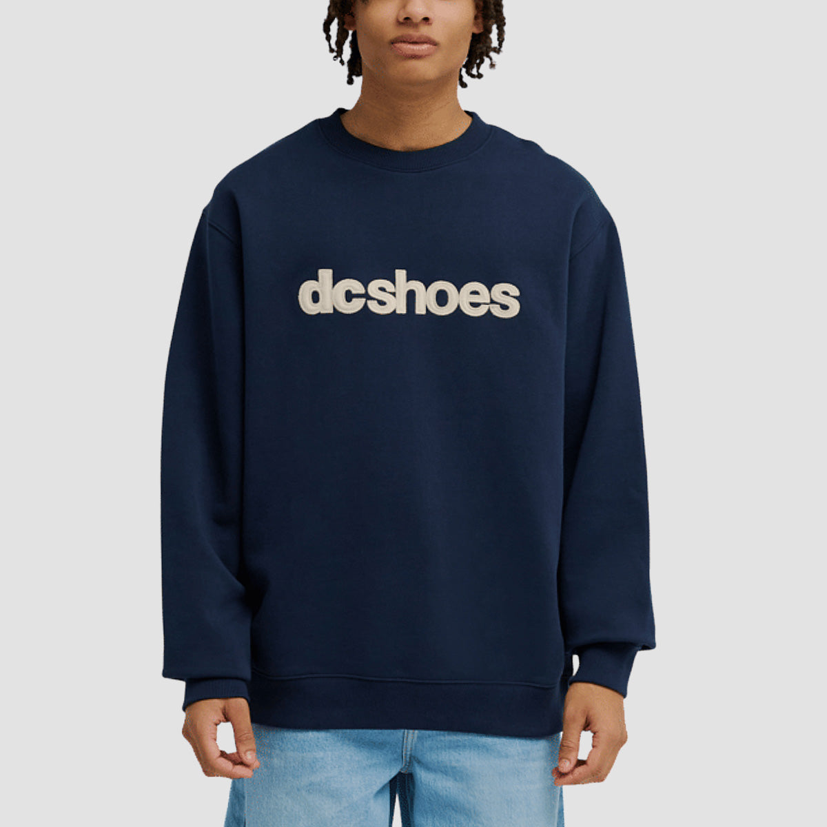 DC Spot Crew Sweatshirt Black Iris