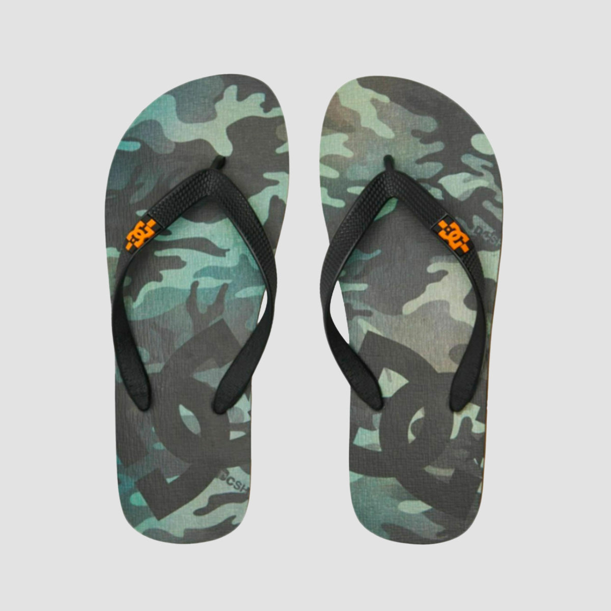 DC Spray Flip Flops Military Camo