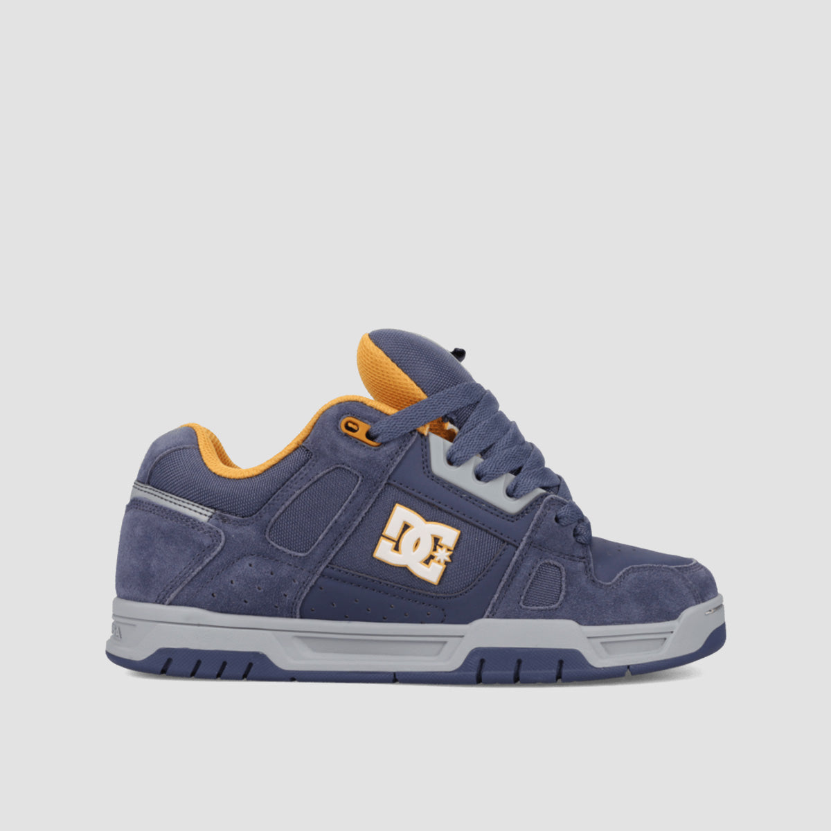 DC Stag Shoes - Navy/Grey/Orange