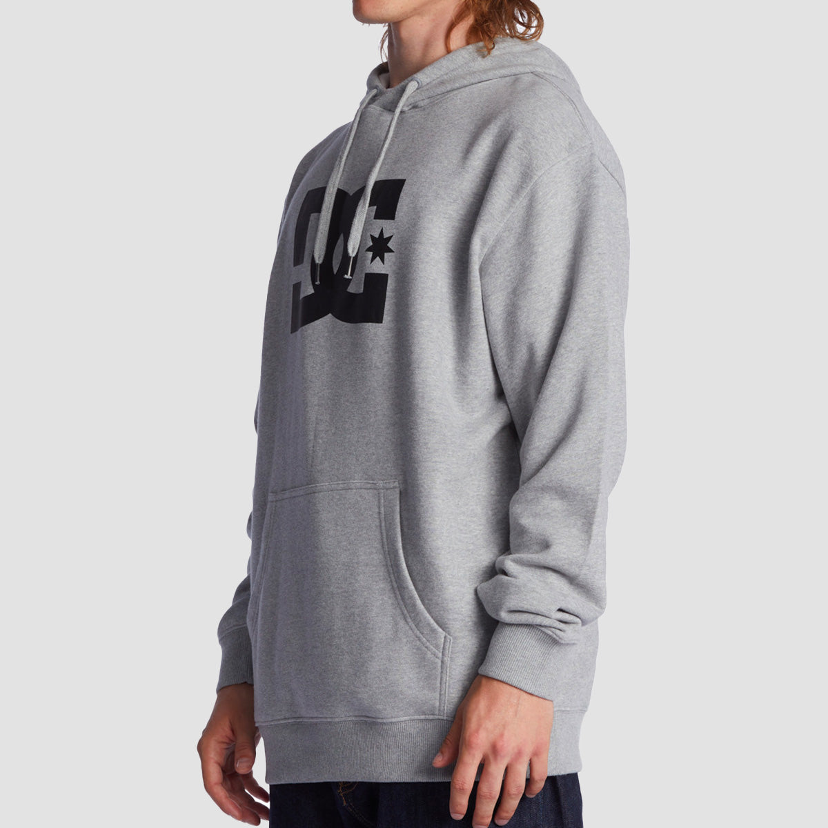 DC Star Pullover Hoodie Heather Grey