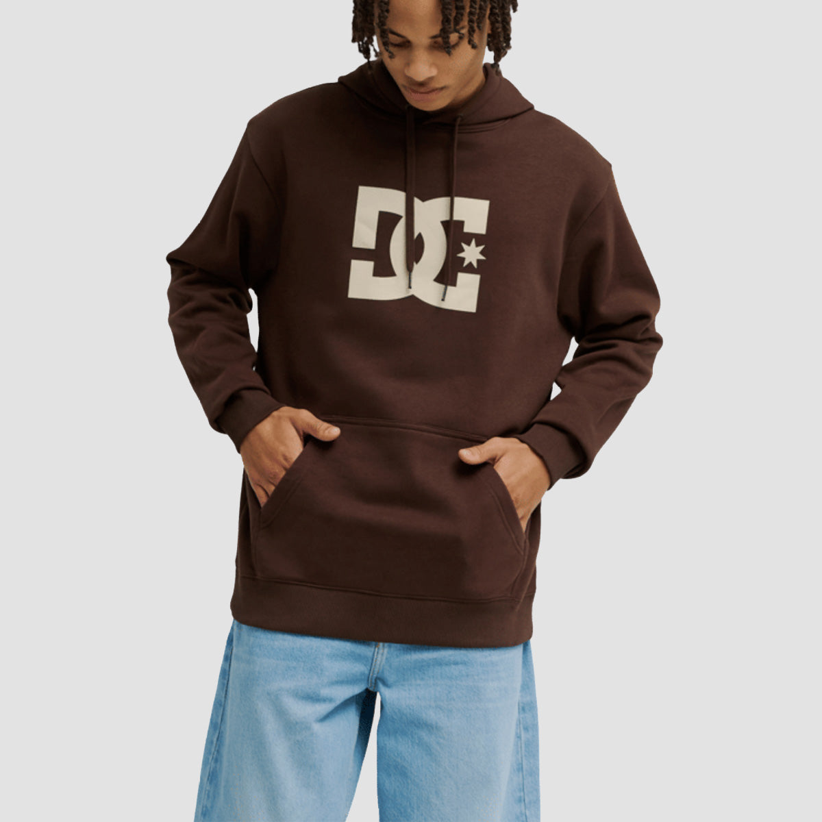DC Star Pullover Hoodie Coffee Bean