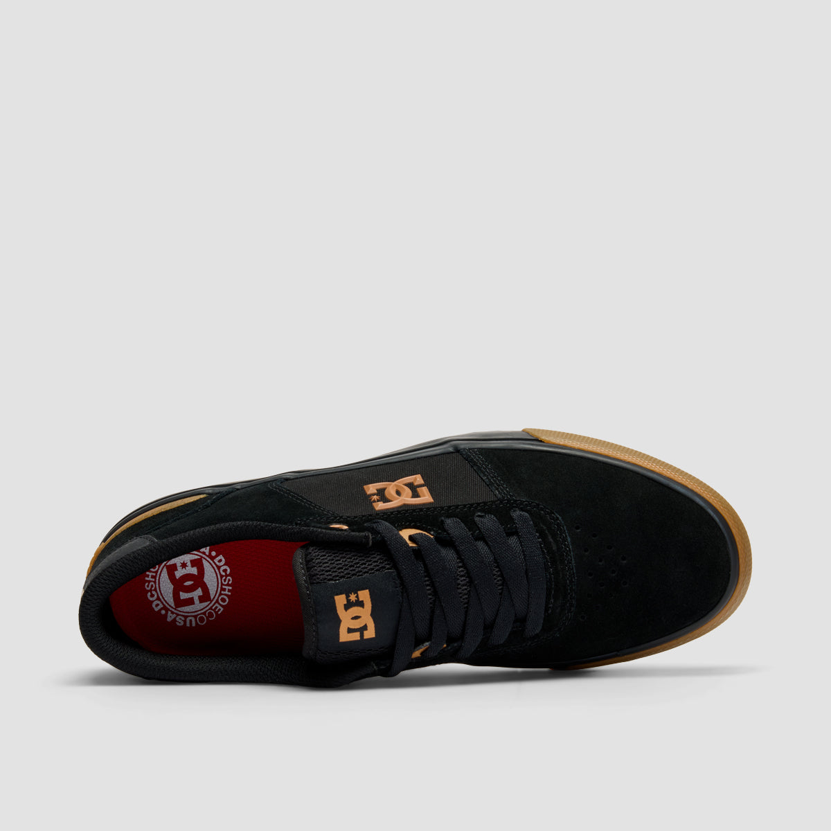 DC Teknic S Shoes - Black/Black/Gum