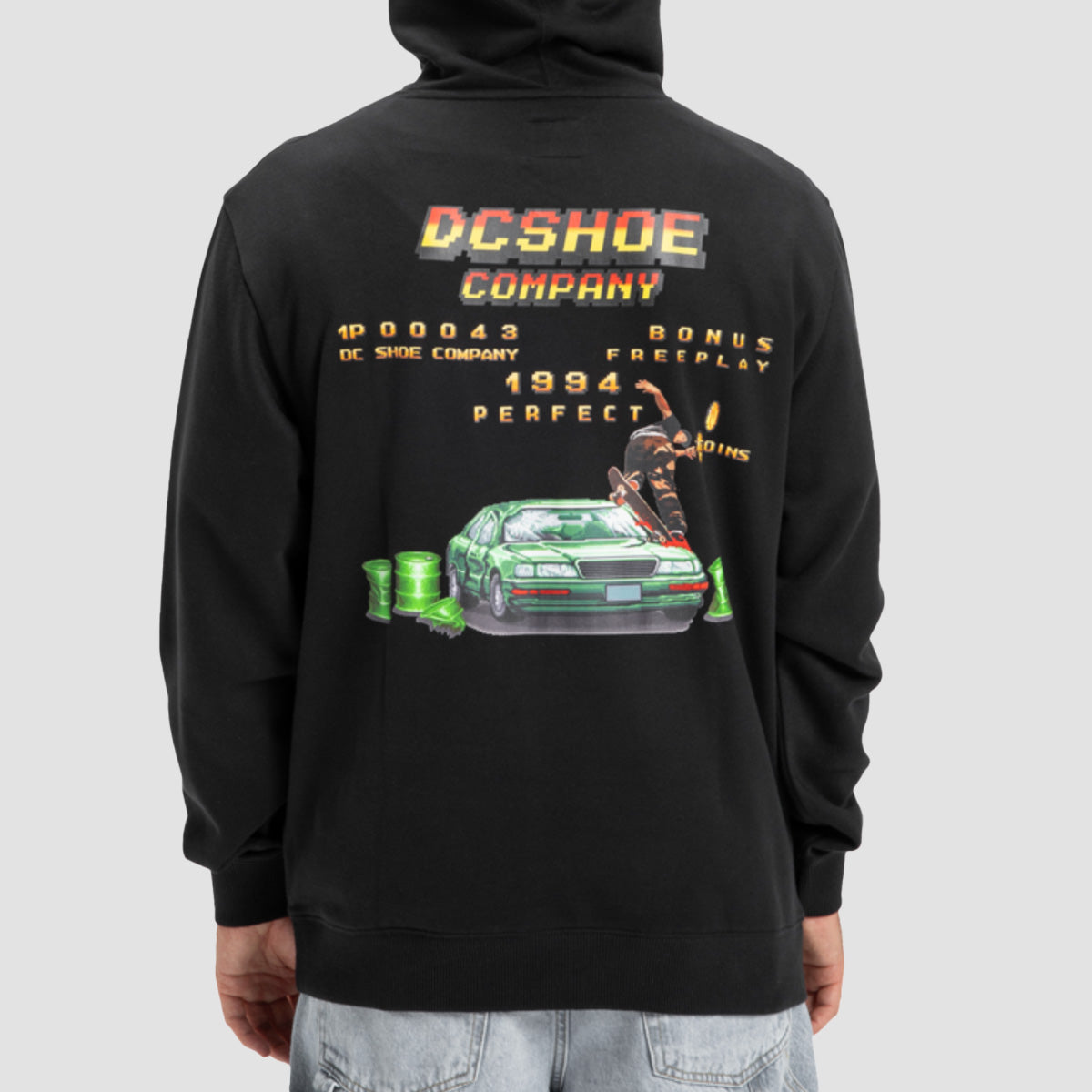 DC Two Bit Pullover Hoodie Black
