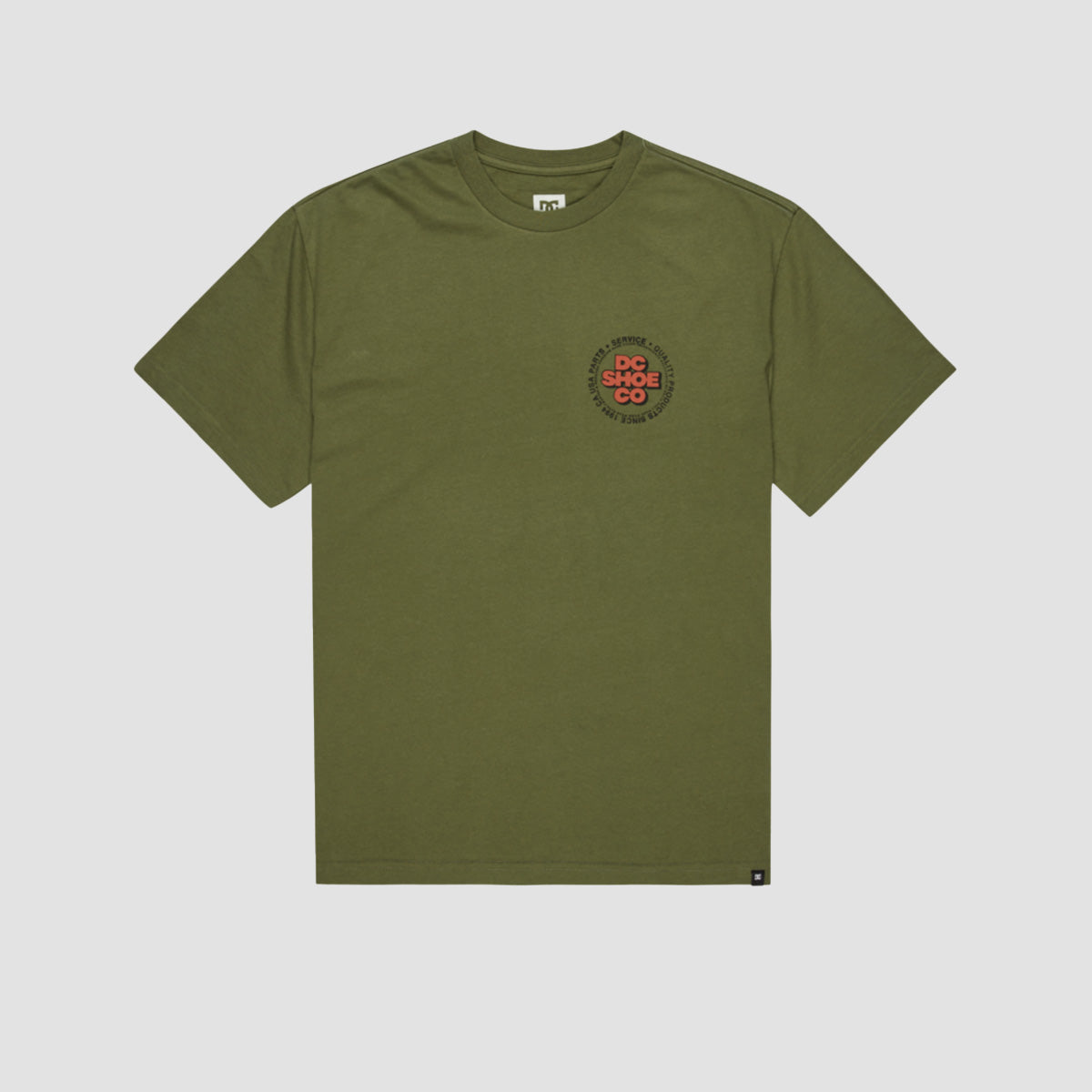 DC Work Circle T-Shirt Bronze Green