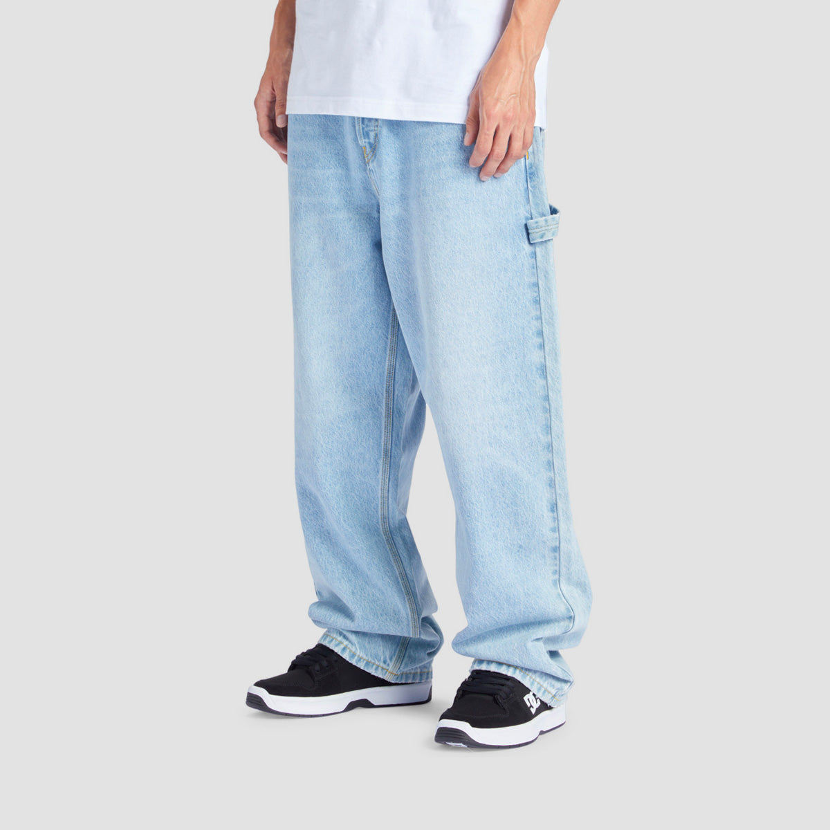 DC Worker Baggy Fit Carpenter Jeans Indigo Light