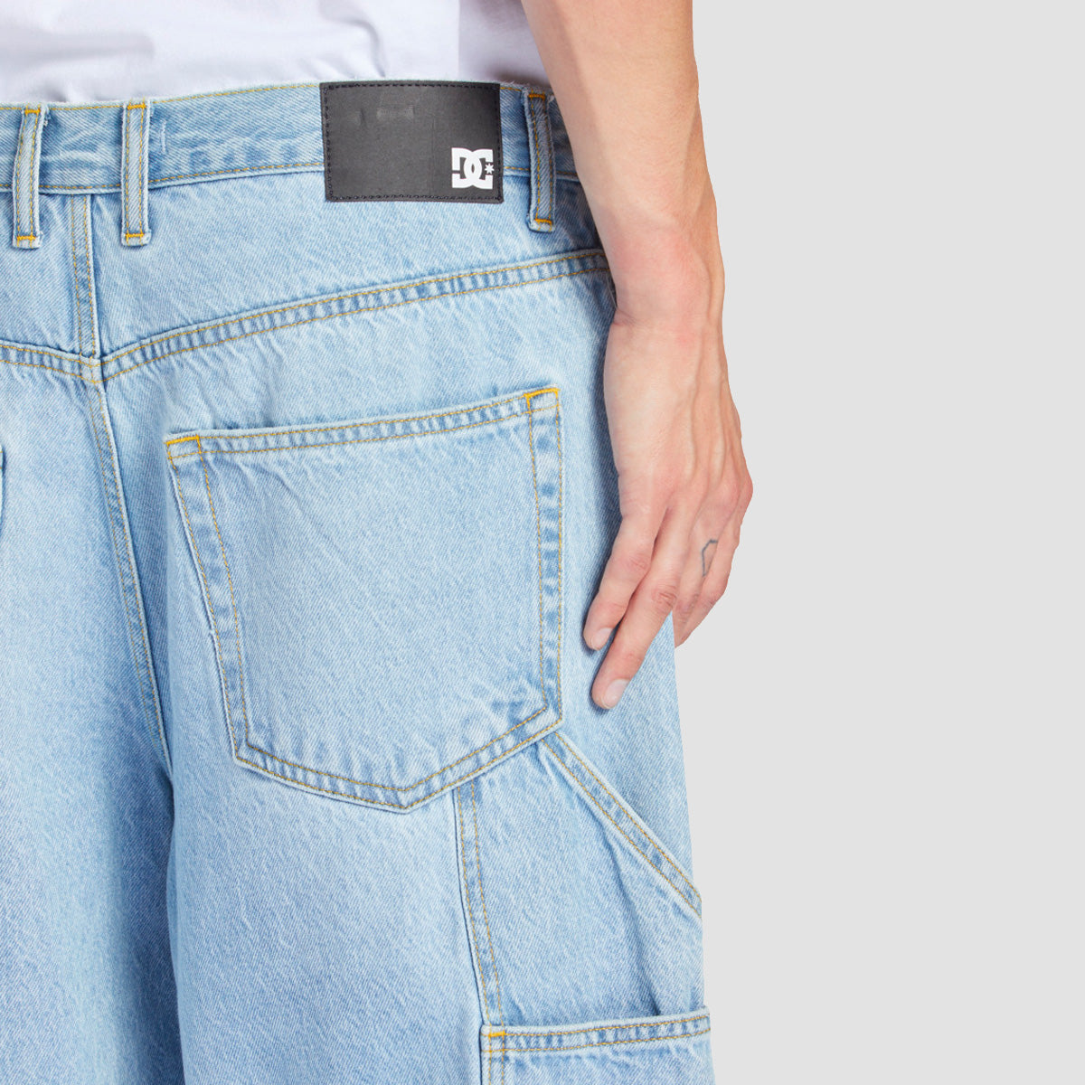 DC Worker Baggy Fit Carpenter Jeans Indigo Light