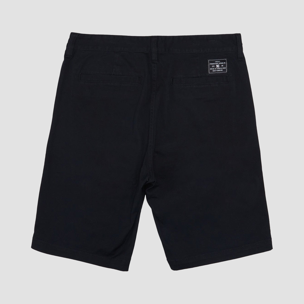 DC Worker Relaxed Chino Shorts Black