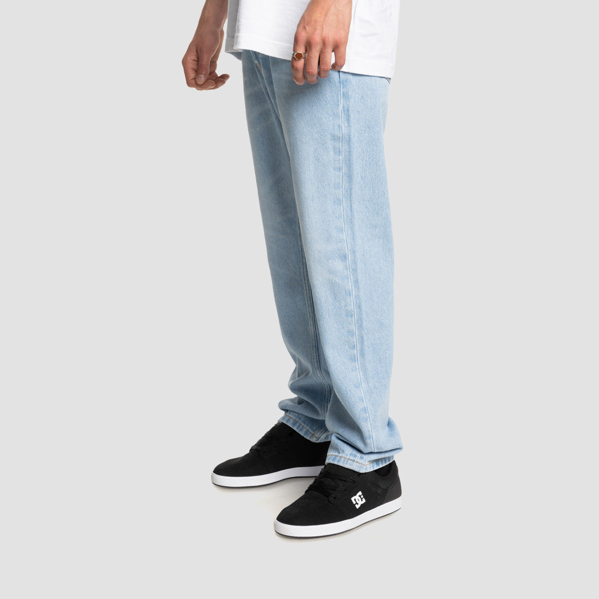 DC Worker Straight Fits Jeans Indigo Light