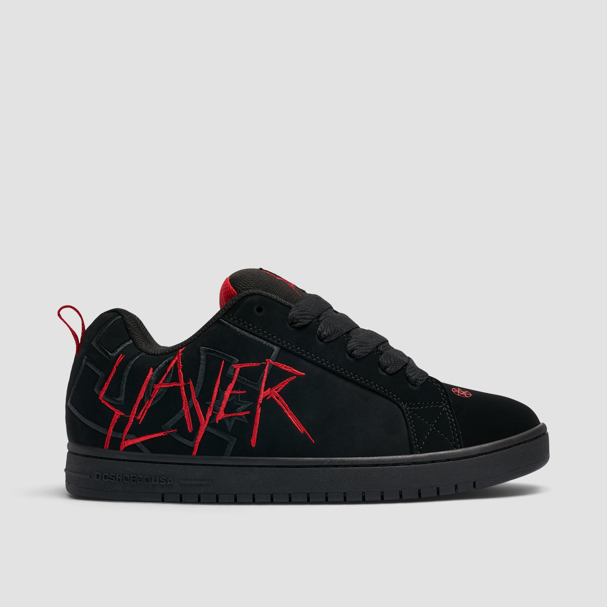 DC X Slayer Court Graff Shoes - Black/Black/Red