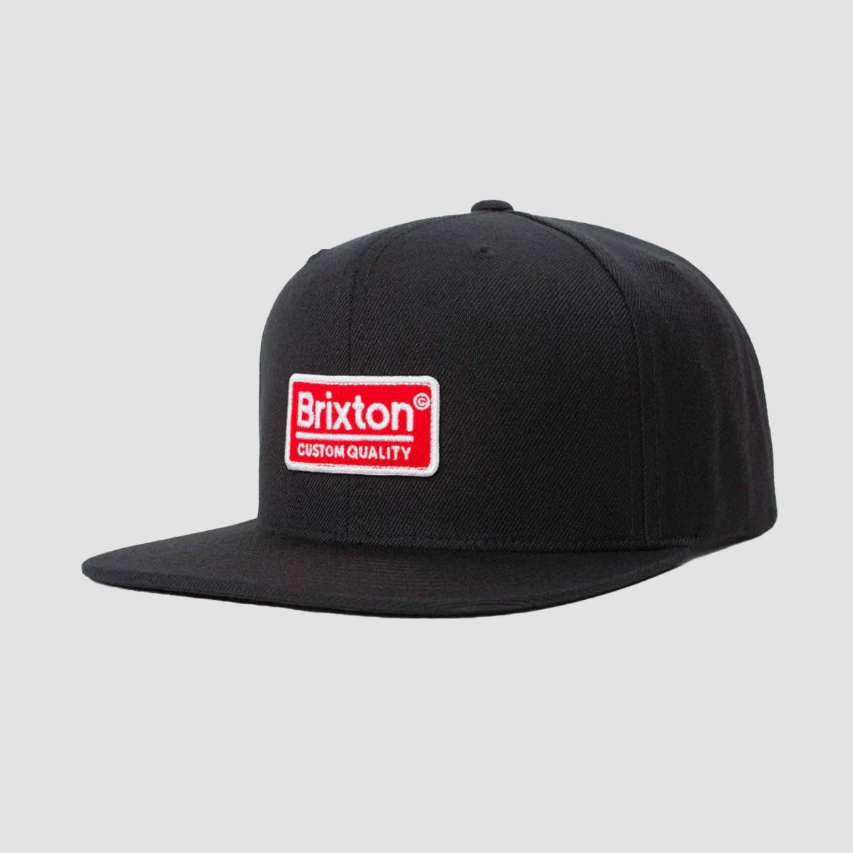 Brixton Palmer II MP Snapback Cap Black/Sunrise