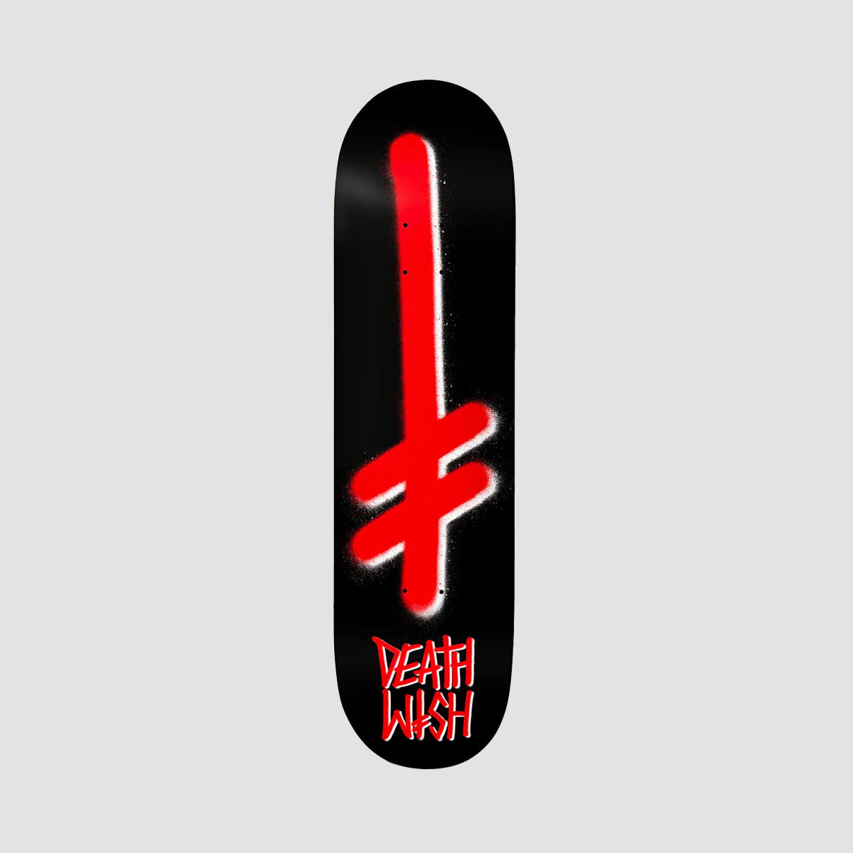 Deathwish Gang Logo Skateboard Deck Black/Red - 8.5"