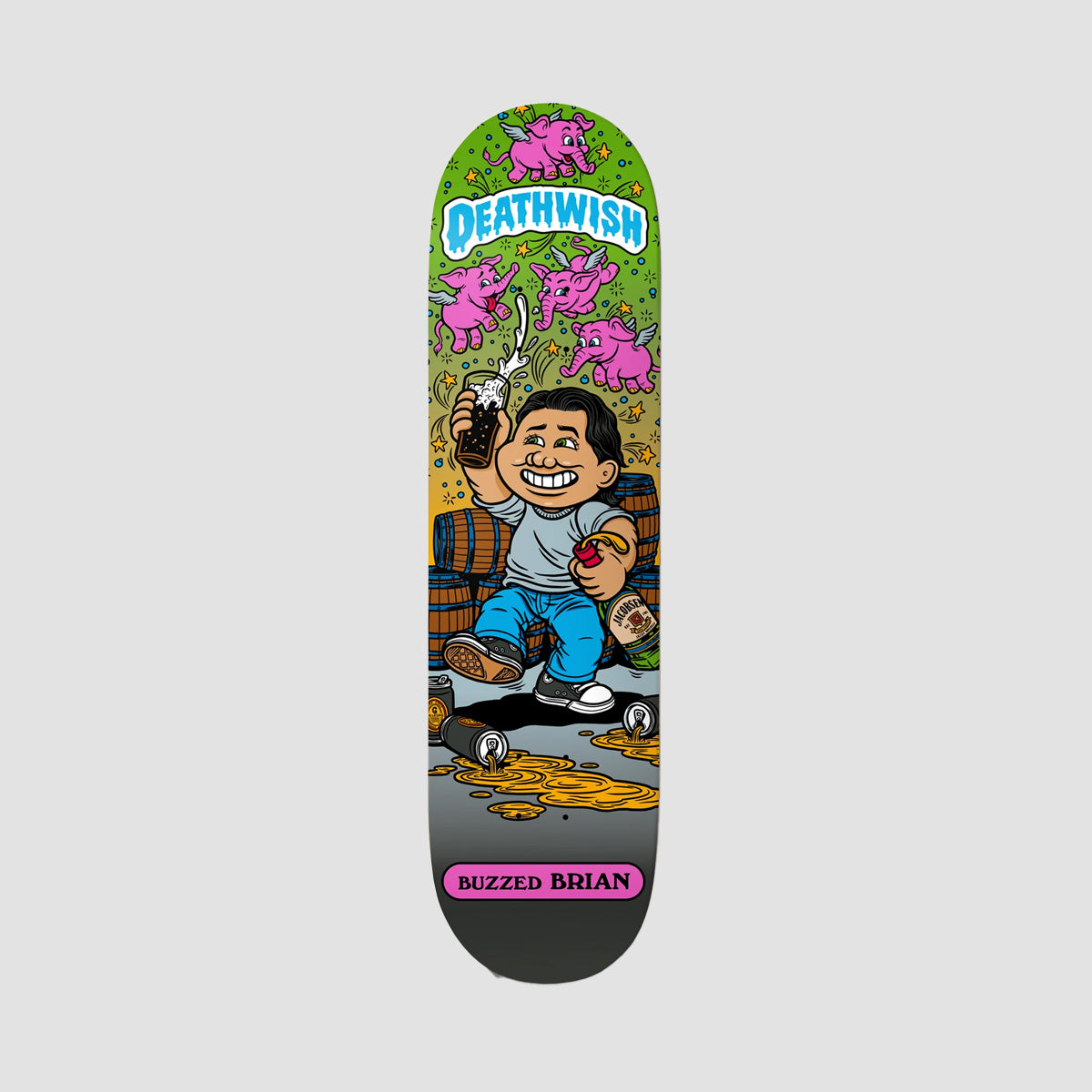 Deathwish Low Life Kids Brian O'Dwyer Skateboard Deck - 8.3875"